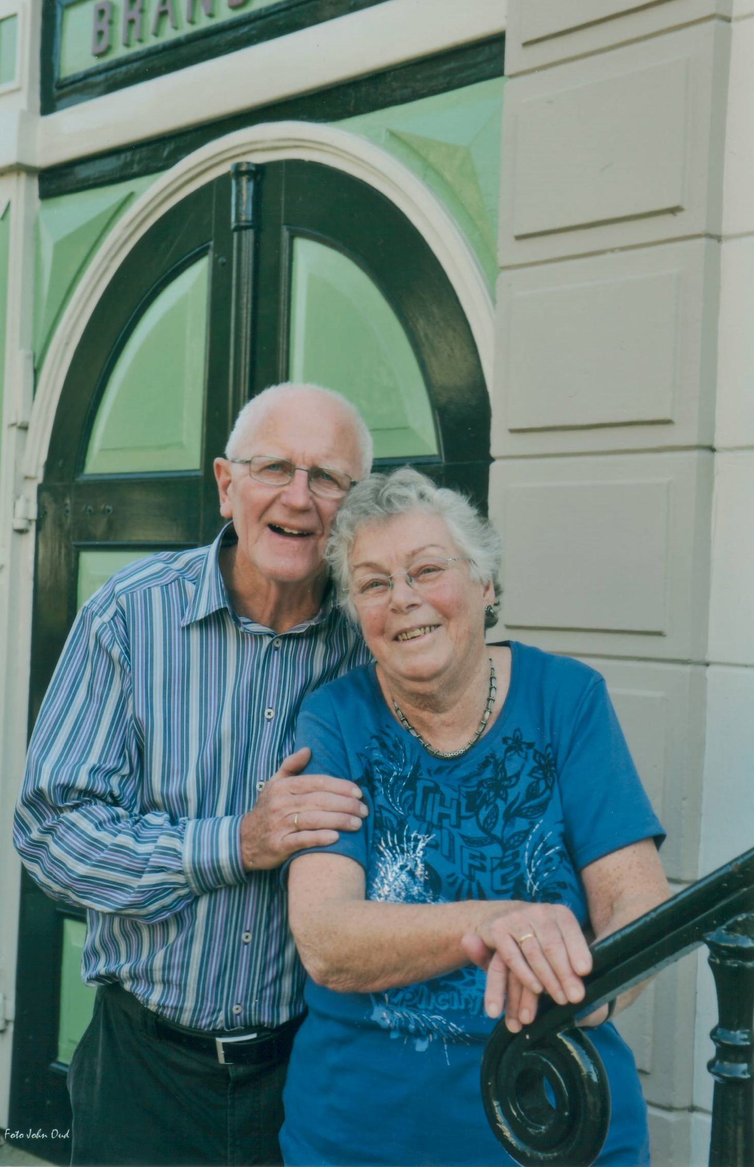 Wijb en Aat Ouweltjes 60 jaar getrouwd